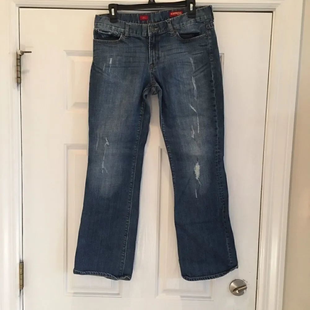 Express Distressed Jeans - Picture 2 of 7